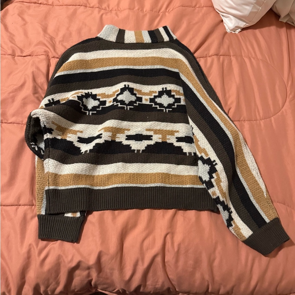 Rock N roll Denim Vintage Longhorn Western sweater knit - Picture 2 of 6